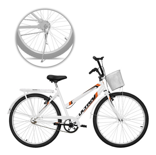 Bicicleta Bike Aro 26 Retro Com Cestinha Wave Oferta + Nfe