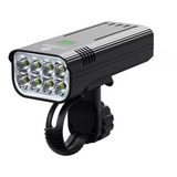 Lanterna Farol Bike Profissional  8led 1500 Lumen 10.000mah 