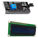 Display Lcd 16x2 1602 Backlight Azul + Modulo I2c 