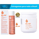 Kit Bio-oil 125ml + Gel Bio-oil 50ml Cicatrizes Estrias