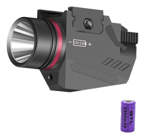 Lanterna Tática P/ Pistola Laser Vermelho Reddot Arma Taurus