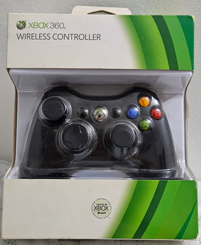 Joystick Inalámbrico Microsoft Xbox Wireless Xbox 360 Black