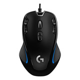 Ratón Óptico Ambidiestro Juegos Logitech G300s 9 Botones