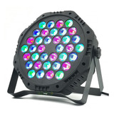 Canhão De Luz 36 Leds Rgb Colorido Festas E Eventos 110v/220v