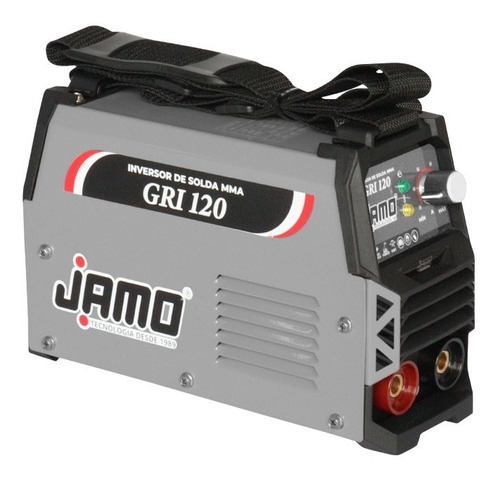 Máquina De Solda Inversora 120a Em Poliamida Jamo Gri-120 Cor Cinza Frequência 50/60 Hz 220v