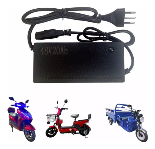 Cargador Para Moto Electrica-48v20ah +envío Gratis