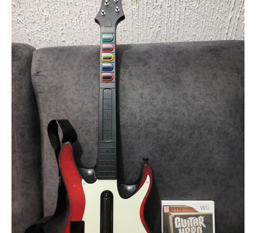 Guitarra Original Guitar Hero 5 Con Juego Para Nintendo Wii