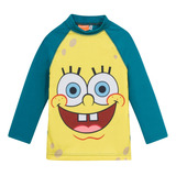 Remera Niños Proteccion Solar Uv Bob Esponja Original