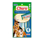 Snack Para Perro Churu De Pollo Con Atún 56 Gr. 4 Tubitos