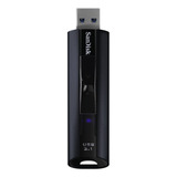 Pendrive Sandisk Extreme Pro Sdcz880-128g-g46 128gb 3.1 Gen 1 Liso Preto