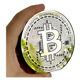 Enfeite De Mesa Criptomoeda Decorativa Colecionador Bitcoin
