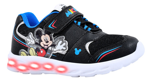 Zapatillas Mickey Happy C/luz Al Pisar - Footy Oficial