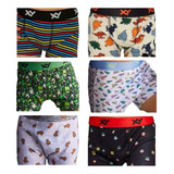 Xy Boxer Niño Estampados Surtidos Talle 2 Al 12 Pack X 6 Uni