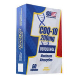 Coenzima Q10 Ubiquinol 200mg 60 Caps - One Pharma Supplments Sabor Without Flavor