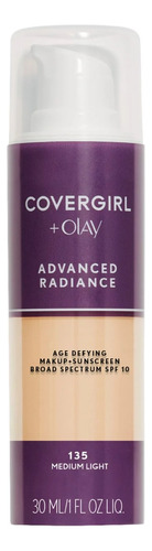 Maquillaje Covergirl Advance Radiance, Tono 135 Medium Ligth