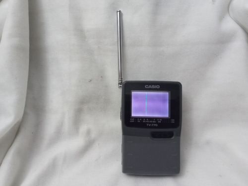 Mini Tv Portátil Analógica Casio Tv-770