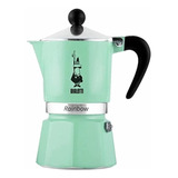 Cafetera Bialetti Rainbow 3 Cups Manual Azul Marino Italiana