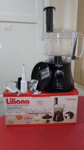 Oferta! Multiprocesadora Liliana Simply Am600 650w Negra