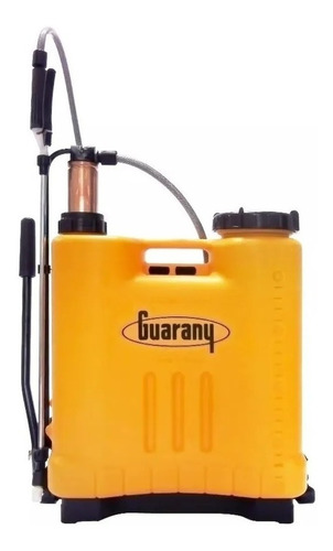 Pulverizador Costal De Alavanca Guarany Pca-20 20 L Com Kit Cor Amarelo