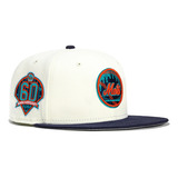Gorra New Era New York Mets 59fifty Plana 60th Patch Logo