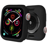 Capa Case Bumper Para Apple Watch S7 45mm E 41mm Silicone