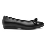 Zapato Flats Dama Balerina Casual Confort Flexi 116309 Negro