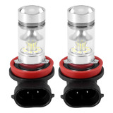 2x H8 H11 H16 6000k Branco 100w Luz De Neblina Led De Alta P