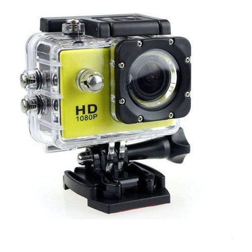 Câmera De Ação De Casco Impermeável 1080p Full Hd Mini H.2