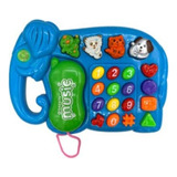 Brinquedo Teclado Telefone (elefante) C/sons De Animais 