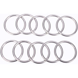 10pack Argollas Continuas Bisuteria Cordoneria Metal 50mm