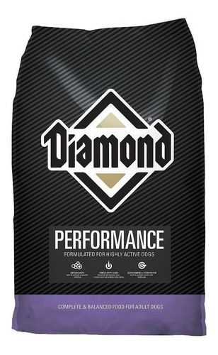 Alimento Diamond Super Premium Performance Para Perro Todos Los Tamaños Sabor Mix En Bolsa De 18.14kg