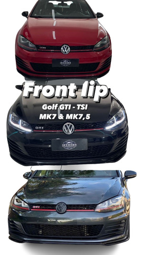 Front Lip Golf Gti Mk7 - Black Piano