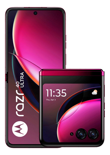 Celular Motorola Moto Rarz 40 Ultra 5g 12+ 512gb Magenta