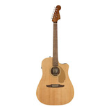 Guitarra Electroacústica Fender California Redondo Player Natural Satinado