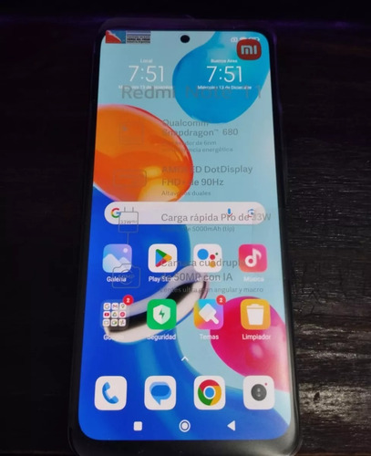 Xiaomi Redmi Note 11 4gb Ram 128gb Rom Color Gris