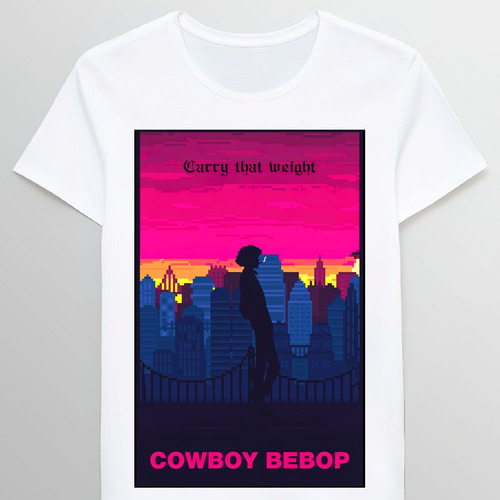 Remera Cowboy Bebop Spike Quote Vaporwave Anime 67206820