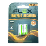 Kit 2 Baterias Tipo N/lr1/910a 1.5v Alcalina Flex