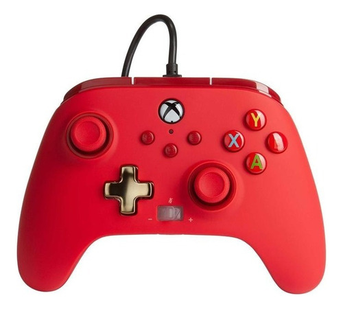 Control Joystick Acco Brands Powera Enhanced Wired Controller For Xbox Series X|s Advantage Lumectra Red