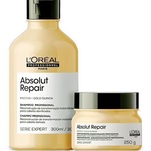 Kit Shampoo Loreal ® Absolut Repair 300ml + Creme