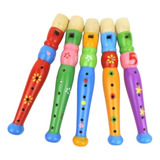 Flauta De Madera Infantil Didáctico Cubeta Toys Mt08822