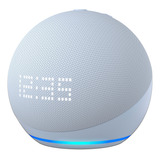 Amazon Echo Dot 5ta Gen Con Reloj, Wifi 5, Color Azul