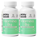 Vitamina B12 Metilcobalamina Easy Boost 120 Caps Kit 2x