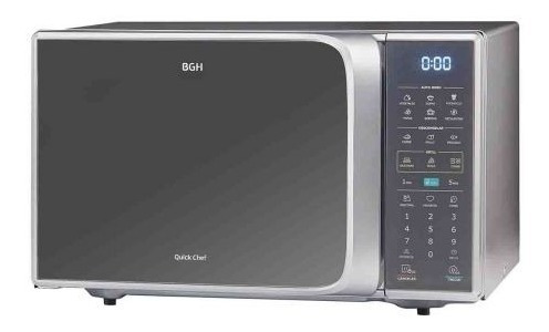 Microondas Bgh B223ds20 Silver 23l Digital Delta1