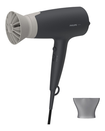 Secador De Pelo Philips 3000 Series Bhd351/10 Negro