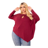 Blusinhas Plus Size Manga Longa Casual Dia A Dia Festa 