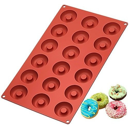   Mini Donut Pan 18 Cavidades Donut Molde Hornear Bande...