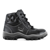 Bota Botina Masculina Segurança Miura Safetline Preto