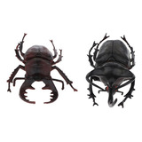 2 Figuras Realistas De Insectos De Plástico Con Forma De Esc