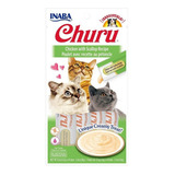 Premio Para Gato Snack Churu Sabor Pollo Con Ostiones (56gr)