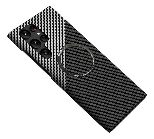 Funda Magnética De Fibra De Carbono Para Samsung Galaxy S23